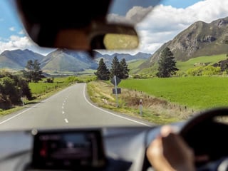 Self-driving Hanmer Springs area, Canterbury, New Zealand