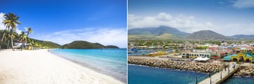 Carlisle Bay Antigua and Basseterre Town 