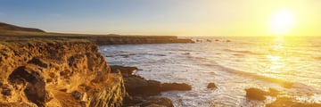 Carmel coastline at sunset