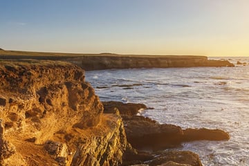 Carmel coastline at sunset