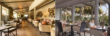 Carmel Valley Ranch, Dining Valley Kitchen Social Seating Area and Breakfast Area