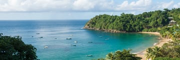 Beautiful views at Castara Retreats