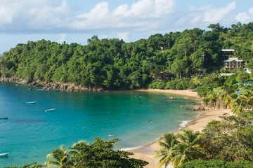 Beautiful views at Castara Retreats