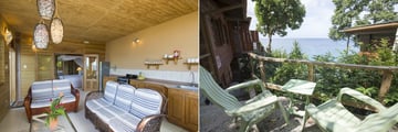 Fiddle Tree and Firefly lodges at Castara Retreats