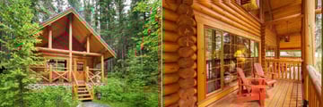 Cathedral Mountain Lodge, Cabin Exterior and Balcony