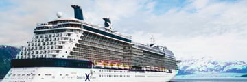 Celebrity Eclipse sailing through Hubbard Glacier, Alaska