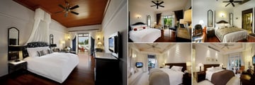 Centara Grand Beach Resort & Villas Hua Hin, (clockwise from left): Premium Deluxe Club, Deluxe Garden Wing, Duplex Suite, Premium Deluxe Pool Villa and Deluxe Spa Villa
