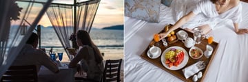 Private beachside dining and in-room dining at Centara Grand Beach Resort, Krabi