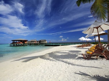 Centara Ras Fushi Resort & Spa beach view 