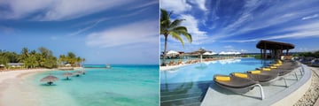 Centara Ras Fushi Resort & Spa, Beach, Pool and Pool Bar