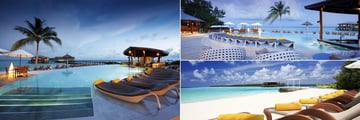 Centara Ras Fushi swimming pool and beach