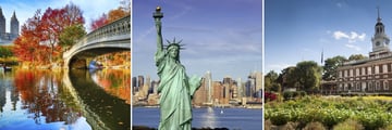 Central Park, Statue of Liberty & Independance Hall