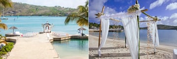 Ceremony venues at St James' Club & Villas