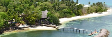 Cerf Island Resort, Aerial View of Resort