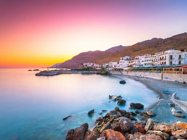 Sunset at Chania, Crete
