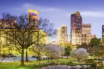 Charlotte skyline, North Carolina