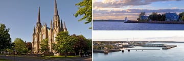 Charlottestown Church & Waterfront and Prince Edward Island