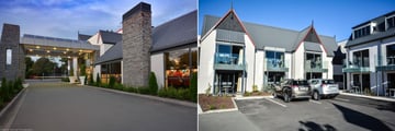 Chateau Marlborough, Reception Entrance and Accommodation Exterior