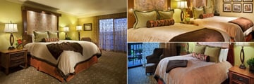 Executive King Room, Deluxe Double Room and Deluxe King Room at Cheyenne Mountain Resort