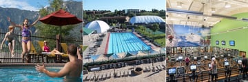 Resort Pool, One of Four Pools at the Aqatic Centre and Fitness Centre at Cheyenne Mountain Resort