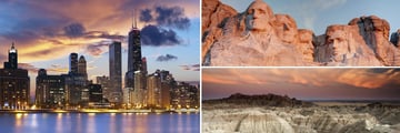 Chicago, Mount Rushmore & The Badlands National Park
