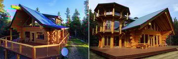 Annie's House and The Tower House, The Chilko Experience Wilderness Resort