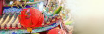 Chinese lanterns in Hong Kong