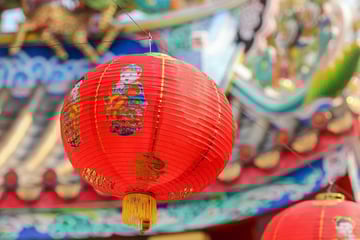 Chinese lanterns in Hong Kong
