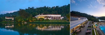 Cinnamon Citadel Kandy, Resort from River and Panorama Restaurant Terrace