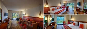 Cinnamon Citadel Kandy, (clockwise from left): Suite Sitting Room, Deluxe Room and Superior Room