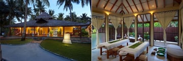 Cinnamon Hakuraa Huraa Maldives, Chavana Spa Exterior and Treatment Rooms