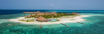 Aerial view of Cinnamon Velifushi Maldives