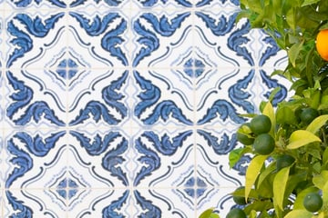 Portugese tiles and citrus