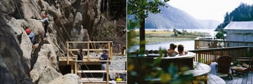 Rock Climbing and Relaxing in a Jacuzzi in Clayoquot Wilderness Resort