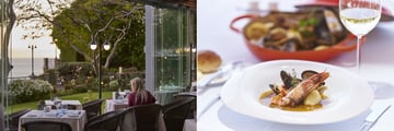 Dining at Cliff Bay