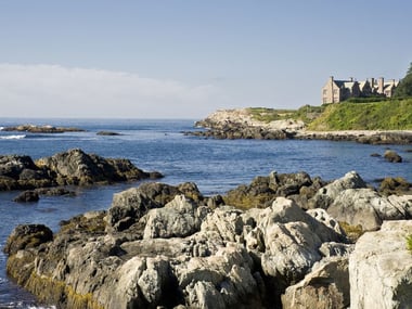 Cliff walk in Newport, Rhode Island