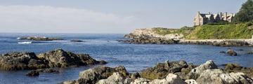 Cliff walk in Newport, Rhode Island