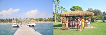 The peir and Zoo Bar at Club Tuana Fethiye
