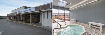 Coast Discovery Inn, Entrance and Indoor Hot Tub