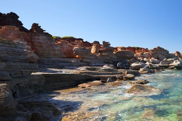 Coastal cliffs in Broome