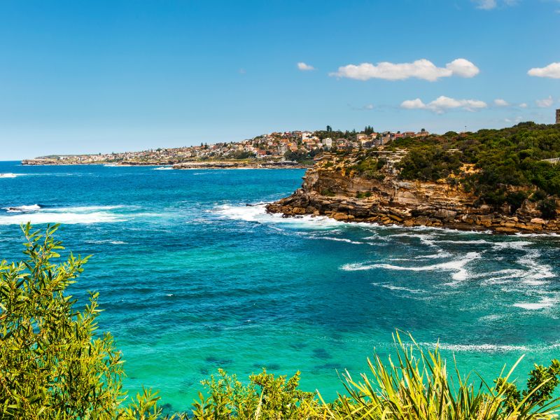 Coastline from Bondi Beach
