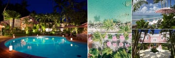 Cobblers Cove, Pool at Night, Aerial View of Pool Deck, Cobblers Cove View From Sun Loungers and The Great House