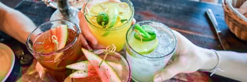 Cocktails in Cancun
