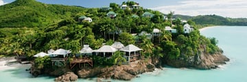 Aerial view of COCOS Hotel resort