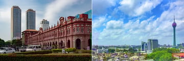 views of colombo, sri lanka