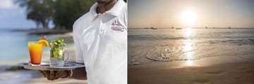 beach service at colony club