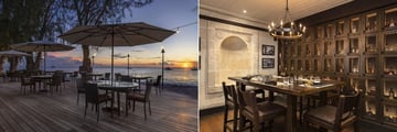 sunset bar and rum vault at colony club