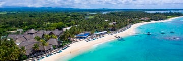 Constance Belle Mare Plage aerial view