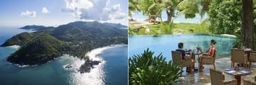 Constance Lemuria, Aerial View Resort and Lunch by The Pool