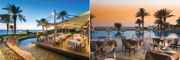 Adonis Restaurant and Leda Italian Restaurant at Constantinou Bros Athena Beach Hotel